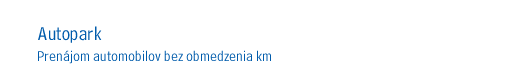 Autopark prenjom automobilov